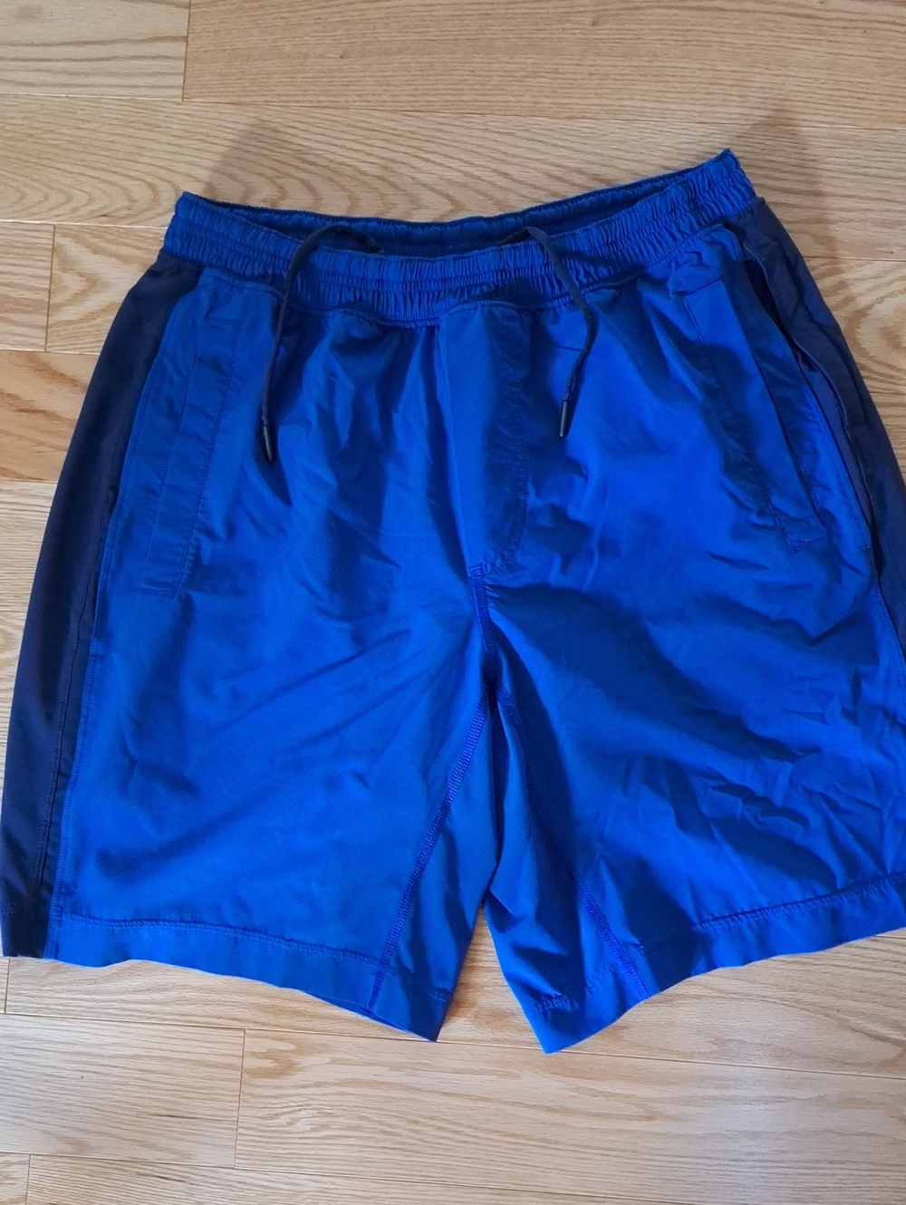 lululemon  Royal Blue Men's Swim Hybrids with Navy Side Panels